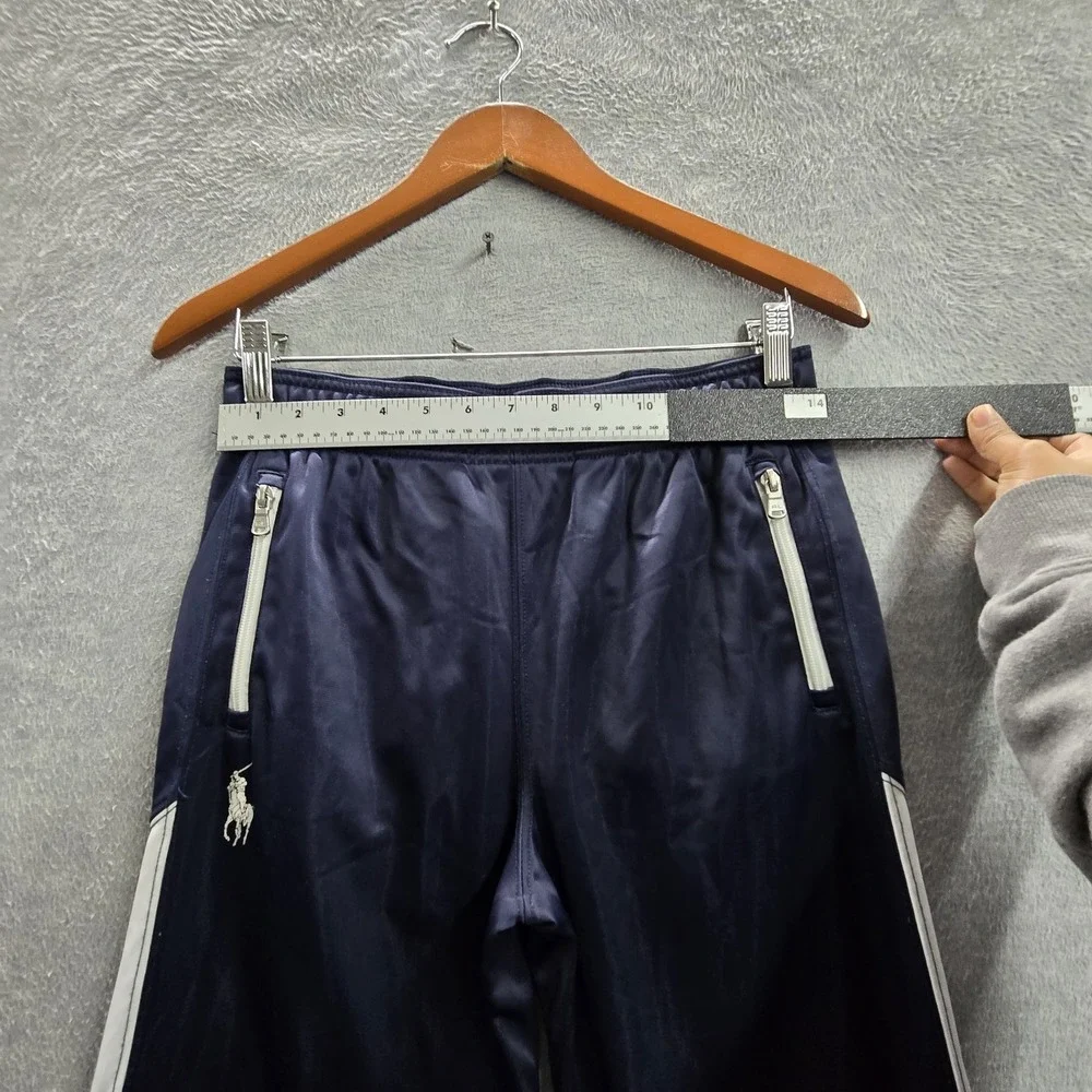 Polo Ralph Lauren Men Activewear Pants L Navy Embroidered Track Fleece
